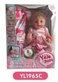 OBL809069 - 40 cm activities eye dolls with the function of water pee, take cough fever flushed, injections, and