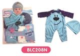 OBL809148 - With urine trousers pacifier 18-inch dolls clothes