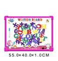 OBL809203 - English whiteboard with 41 english letters (double sided)