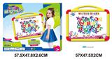 OBL809211 - English whiteboard with 41 letters and numbers