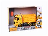OBL809265 - 1:12DIY可拆装积木惯性工程车（4键声光）