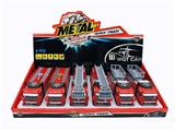 OBL809286 - 1:50 alloy back to fire three display box (6) strip light music (packet 3 * AG3)