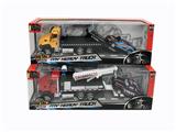 OBL809325 - Alloy back to rescue vehicle light music with iron load (packet 3 * AG13)
