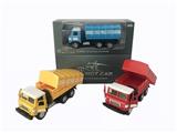 OBL809330 - Open square head back to transport trucks, yellow, blue mixed with the light music (packet 3 * AG3)