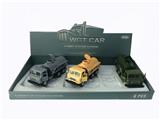 OBL809343 - Open square head back to the card the tanker (display box 6) army green/yellow/gray three colors mix