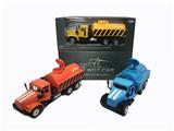 OBL809347 - Kowtow to open the door back in oil tank truck yellow orange blue mixed with the light music (packet