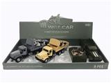 OBL809358 - Kowtow to open the door back to the card carrier (display box 6) army green/yellow/gray three colors