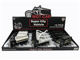 OBL809392 - For 4 alloy numerous small rescue vehicle (display box of 12) European car
