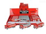 OBL809422 - Alloy back fire engines (display box of 12)
