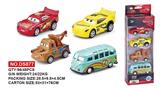 OBL811637 - Cars and buses alloy back to car