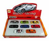 OBL811786 - 1:6 slide 4 alloy car sports car series display box 8