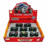 OBL811791 - Big wheel slide car alloy car sports car series display box 8