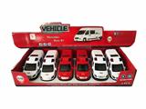 OBL811808 - 1:32 mercedes-benz saloon car alloy back to Russian police cars, 4 to open the door,