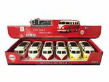 OBL811819 - 1:32 public bus alloy warrior sports car, open the door, the light with light and sound