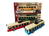 OBL811834 - 1:9 0 alloy bus tram back to sports cars, 3 open the door, light with light and sound