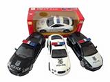 OBL811856 - 1:32 vw scirocco, Honda, bentley, nissan alloy back to the police car, the door can open, before the