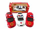 OBL811857 - 1:32 vw scirocco, Honda, bentley, nissan alloy back fire engines and ambulances, door can open, befo
