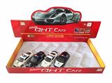 OBL811859 - 1:32 vw scirocco, Honda, bentley, nissan alloy back to the police car, the door can open, before the