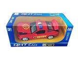 OBL811879 - 1:32 bumblebee alloy back fire trucks, 4 to open the door