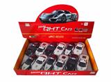 OBL811910 - Back to the police car SanKaiMen 1:30 alloy, before and after the lamp with light and sound