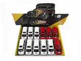 OBL812006 - 1: 32 alloy recoil old car LADA fire truck, open the door, front interior light with sound and light