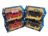 OBL812015 - 1:32 alloy back to Q plate a police car, opened the door