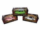 OBL812044 - 1:32 car Benz, BMW, mini bean alloy car back to open the door