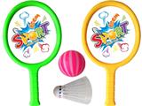 OBL812341 - The racket with color ball, badminton