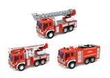 OBL812734 - 1:16 惯性消防车（四键带灯光音乐)三款混装