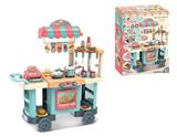 OBL812883 - Kitchen utensils and large cart