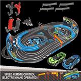 OBL813371 - 灯光手摇+电动轨道车套装 (携便式手提盒子)