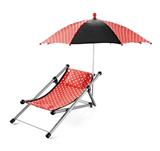 OBL813539 - Beach chair and umbrella