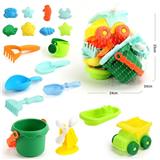 OBL813748 - Soft rubber covered 18 times beach small bucket