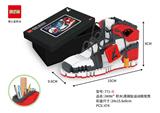 OBL815311 - (MINI blocks) black toe shoes pen container 474 PCS