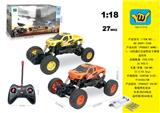 OBL815602 - 1：18四通灯光越野皮卡攀爬遥控车（3AA+USB充电座）