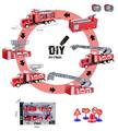 OBL815680 - DIY city fire series - 1:48 oil back to the fire brigade with signs (ladder/water/knee)