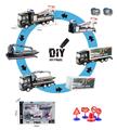 OBL815689 - DIY urban traffic to save series - 1:48 flat back traffic rescue vehicle road signs (repair/car/truc