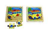 OBL815827 - Jigsaw puzzle. The ambulance (advanced pure wooden lattice figure 9)