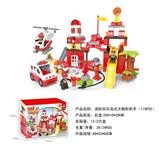 OBL816148 - 消防局兼容乐高大颗粒积木（119PCS）