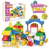 OBL816181 - 数字火车乐高式大颗粒积木（67PCS）