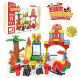 OBL816183 - 消防局乐高式大颗粒积木（59PCS）
