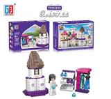 OBL816726 - Puzzle blocks the princess castle girl with shoe ark wardrobe (163 PCS) (6, orange)