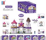 OBL816727 - Educational building blocks the princess girl liuhe a castle (127-163 PCS) (conventional)