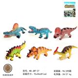 OBL817044 - 搪胶充棉恐龙6款混装（IC包电带声）