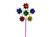 OBL817325 - Six color wheel windmills