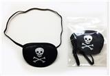OBL819829 - Giveaways. pirate captain cotton eye mask