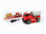 OBL820104 - 惯性功能DIY自装积木   消防救援水罐车