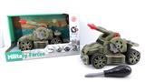 OBL820125 - DIY MILITARY ROCKET VEHICLE WITH INERTIAL FUNCTION AND SELF-CONTAINED BUILDING BLOCK (WITHOUT CHARACTERS)