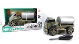 OBL820127 - INERTIAL FUNCTION DIY SELF LOADING BUILDING BLOCK MILITARY SERIES TANK TRUCK (WITHOUT CHARACTERS)
