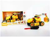 OBL820170 - INERTIAL FUNCTION DIY SELF-LOADING BUILDING BLOCKS ENGINEERING DIGGER (WITHOUT CHARACTERS)